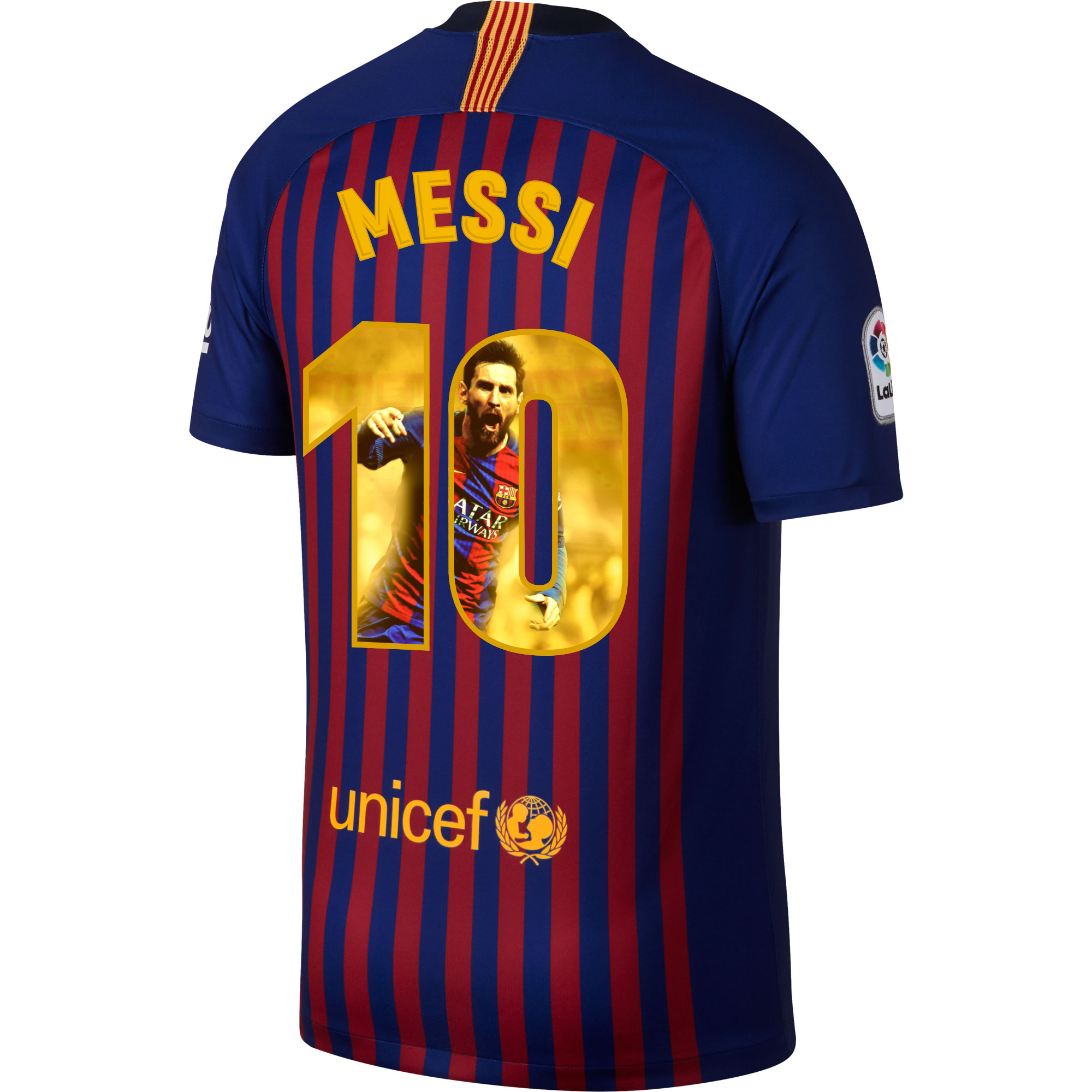 Nike Barcelona Shirt Thuis 2018 2019 Messi 10 Gallery Style nike kopen in de aanbieding