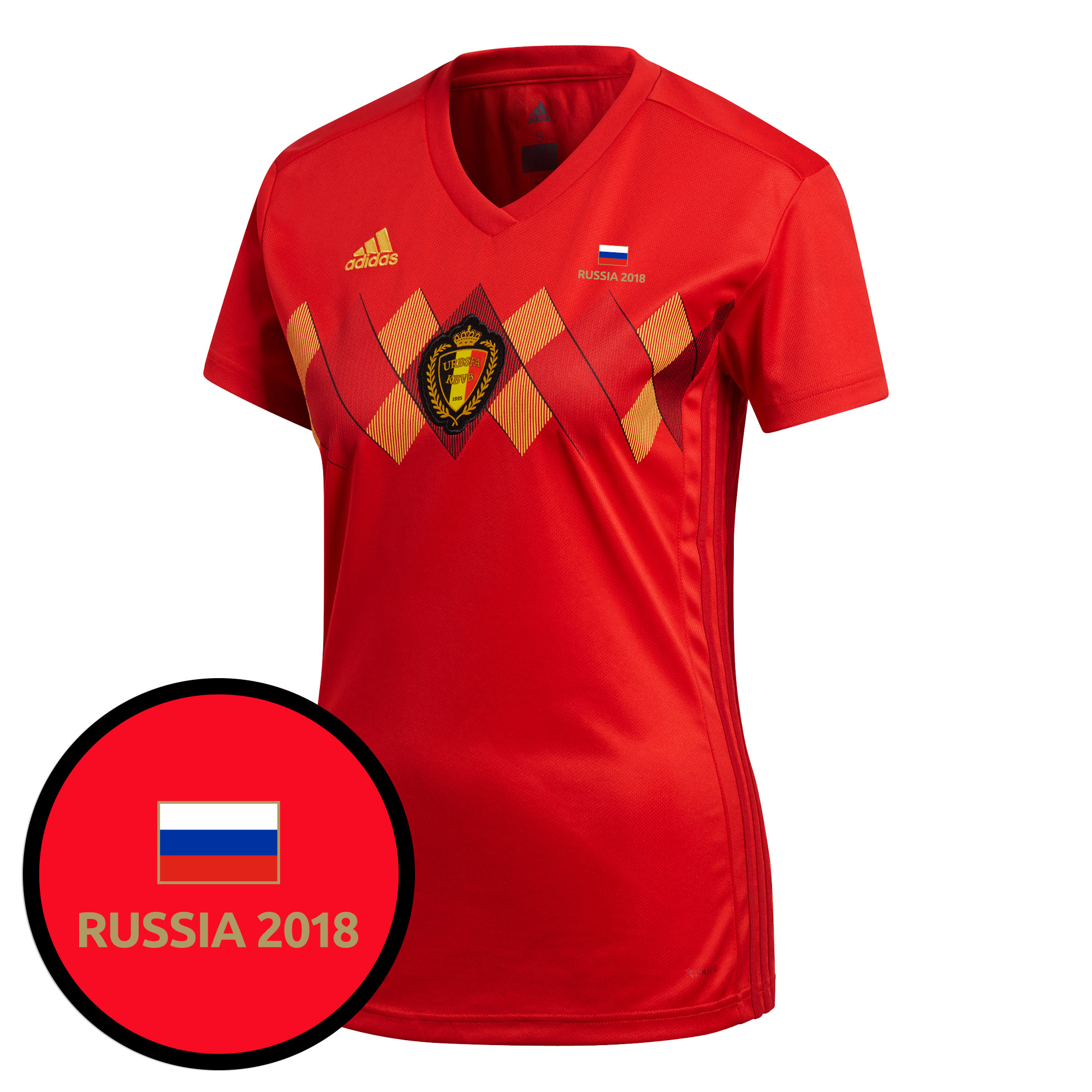 België Dames Shirt Thuis 2018-2019 + WK Transfer 44W
