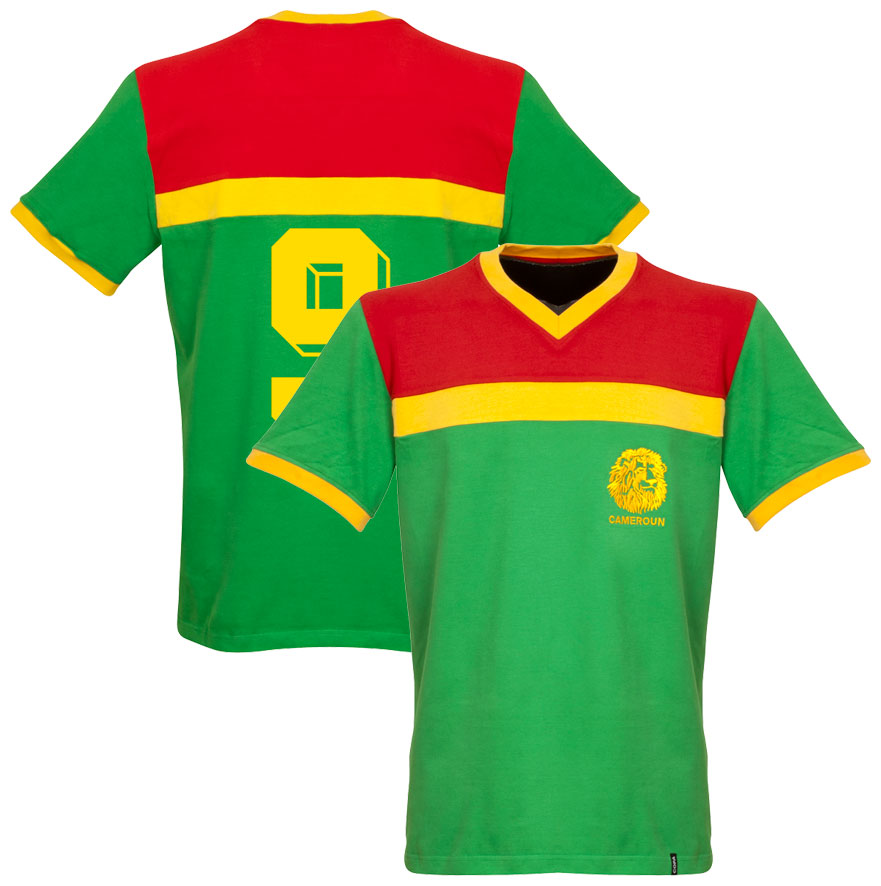 Copa Kameroen Retro Shirt 1989 9 copa kopen in de aanbieding