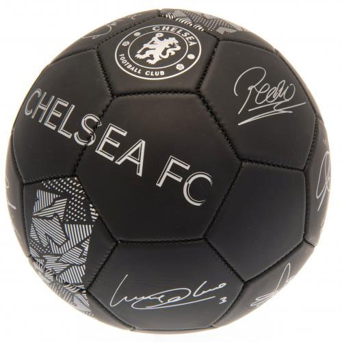 Chelsea Signature Voetbal - Zwart/ Zilver