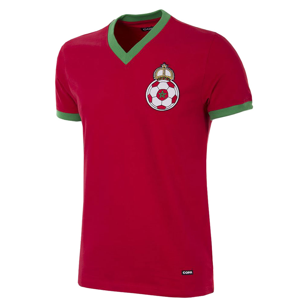 Marokko Retro Voetbalshirt 1970's