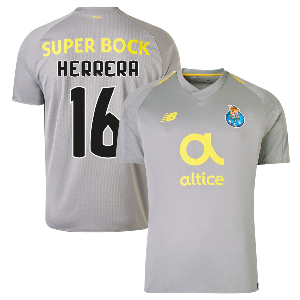 FC Porto Shirt Uit 2018-2019 + Herrera 16 (Fan Style)