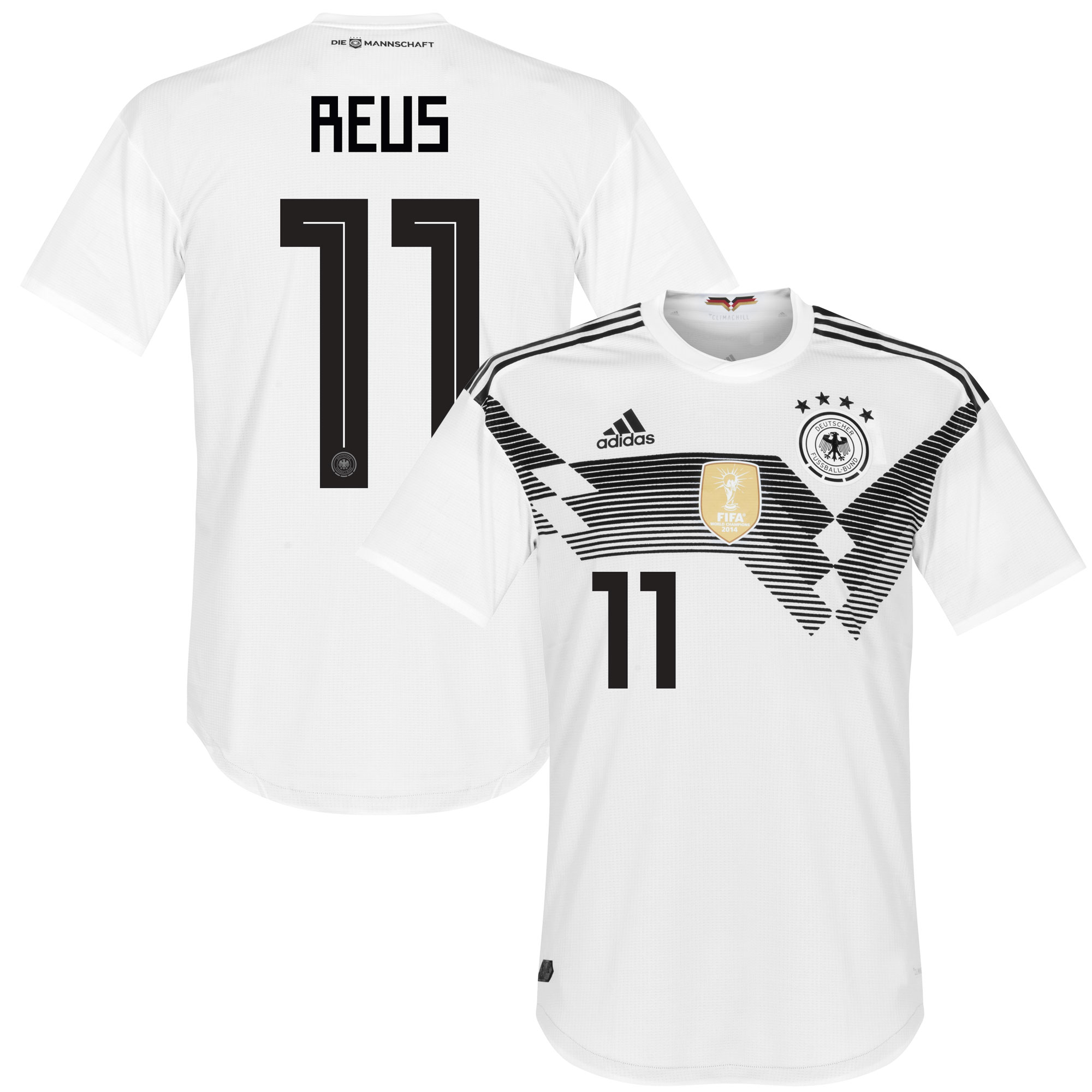 Duitsland Shirt Thuis 2018-2019 + Reus 11 46