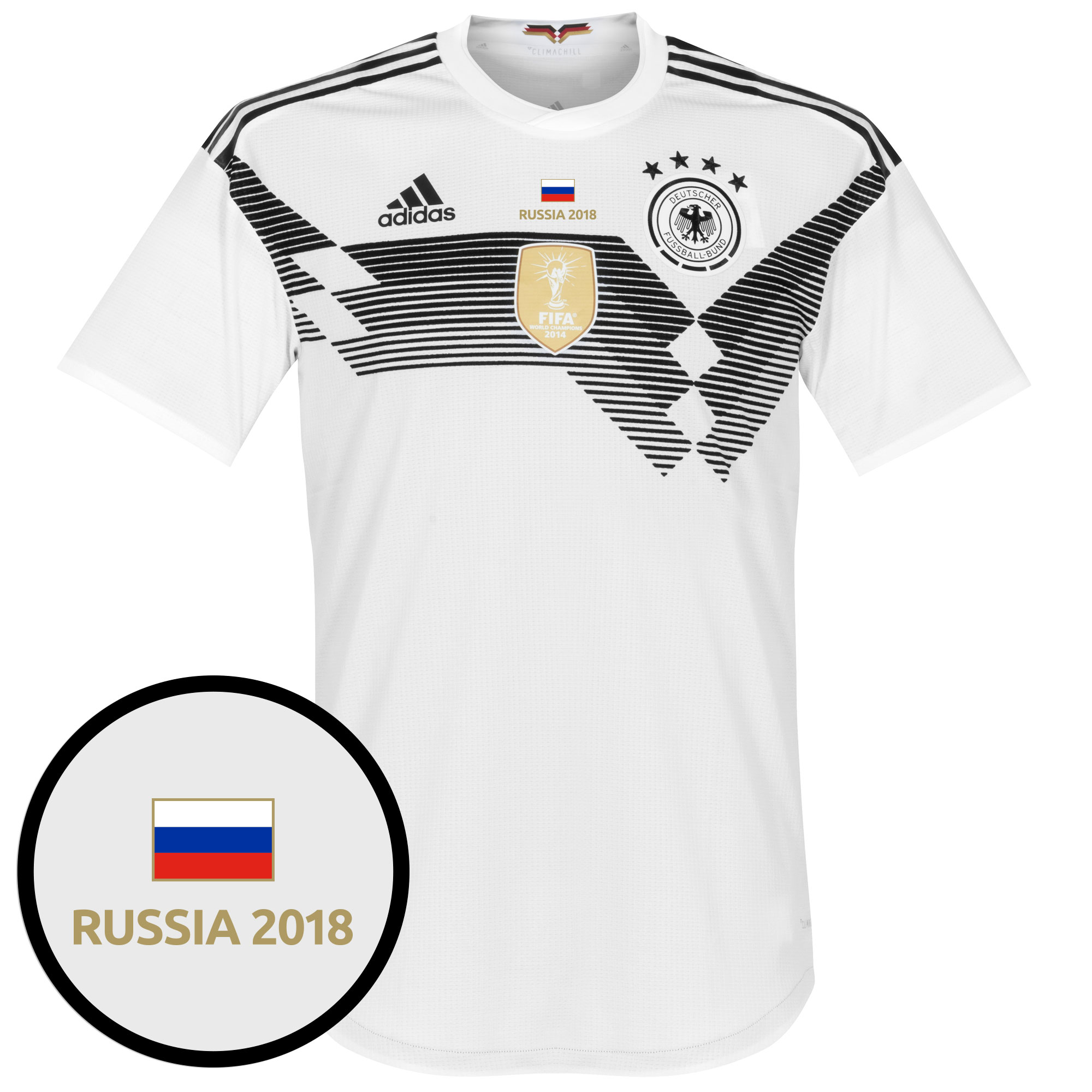 Duitsland Shirt Thuis 2018-2019 + WK 2018 Transfer 42