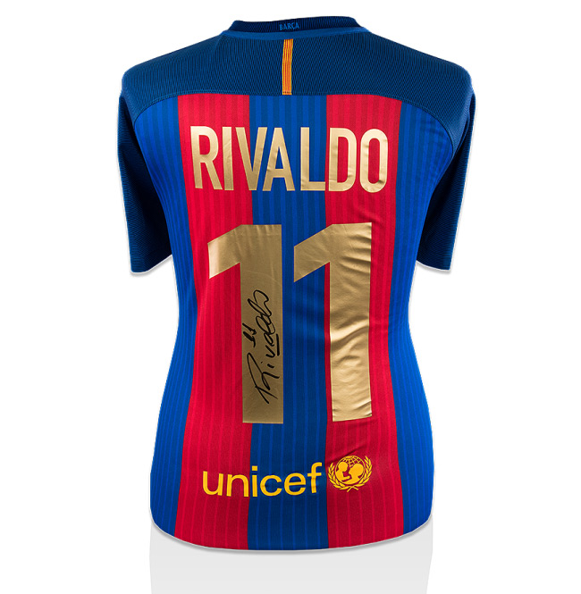 Icons Gesigneerd Rivaldo Barcelona Shirt Thuis 2016 2017 icons kopen in de aanbieding Icons Gesigneerd Rivaldo Barcelona Shirt Thuis 2016 2017 icons kopen in de aanbieding