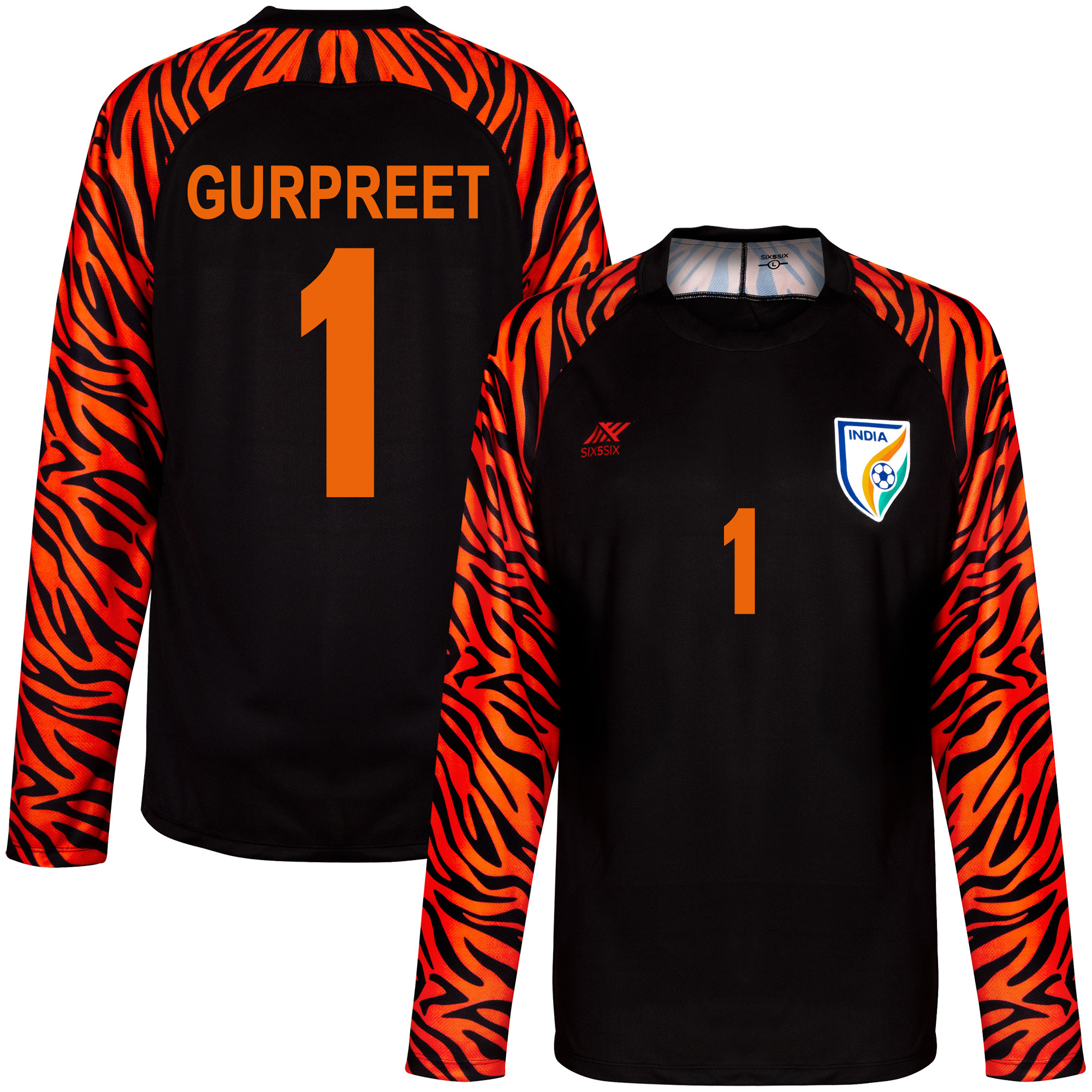 India Keepersshirt 2019-2020 + Gurpreet 1 (Fan Style)