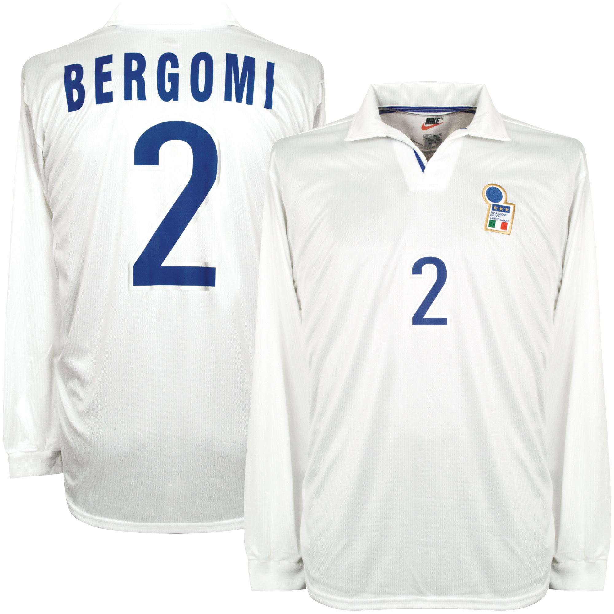 Italië Shirt Uit 1998-1999 + Bergomi 2