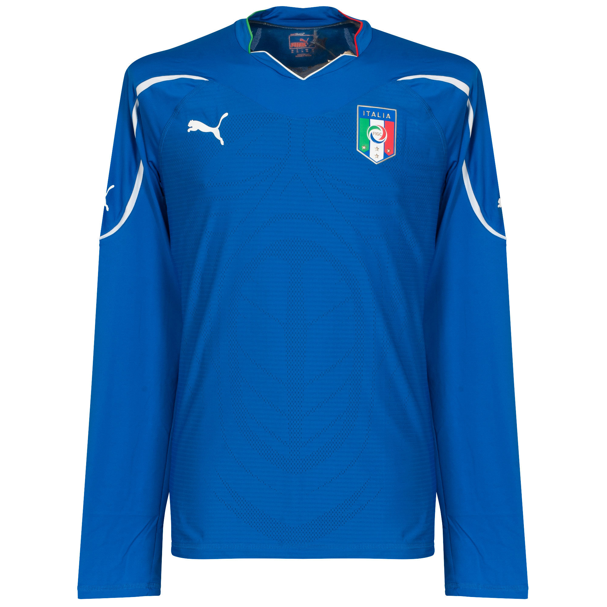 Italië Authentic Shirt Thuis 2010-2011 (Lange Mouwen) XL