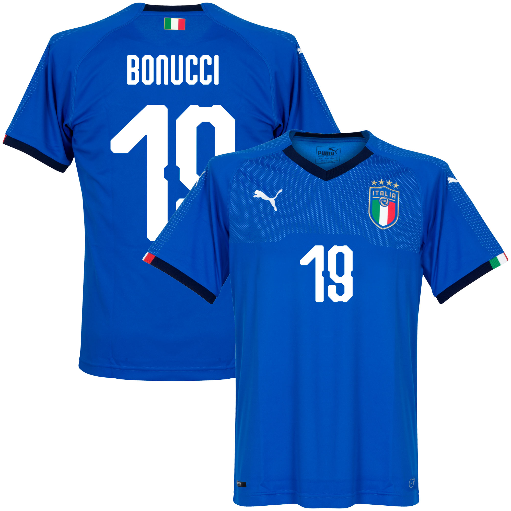 Puma Italie Shirt Thuis 2018 2019 Bonucci 19 Fan Style puma kopen in de aanbieding Puma Italie Shirt Thuis 2018 2019 Bonucci 19 Fan Style puma kopen in de aanbieding