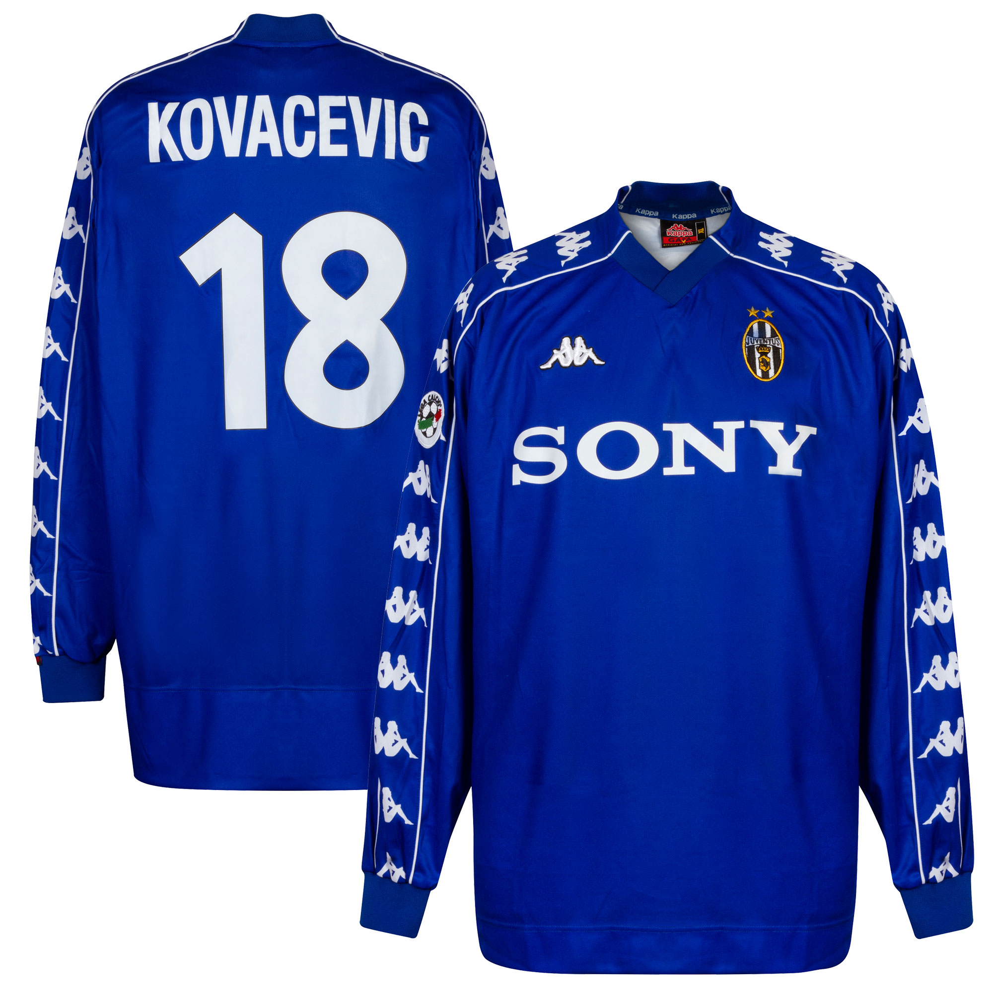 Juventus 3e Shirt 1999-2000 + Kovacevic 18 (Spelers Editie) Maat XL XL
