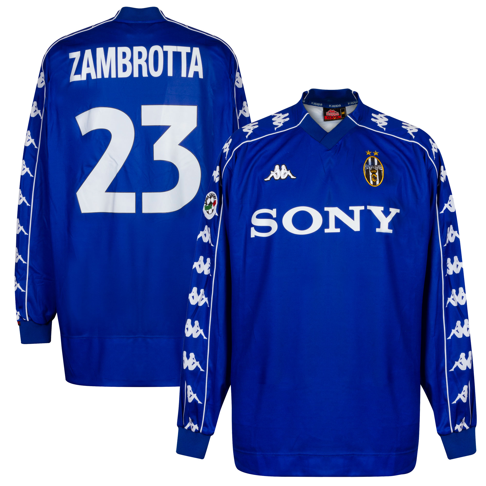 Juventus 3e Shirt 1999-2000 + Zambrotta 23 (Spelers Editie) Maat XL