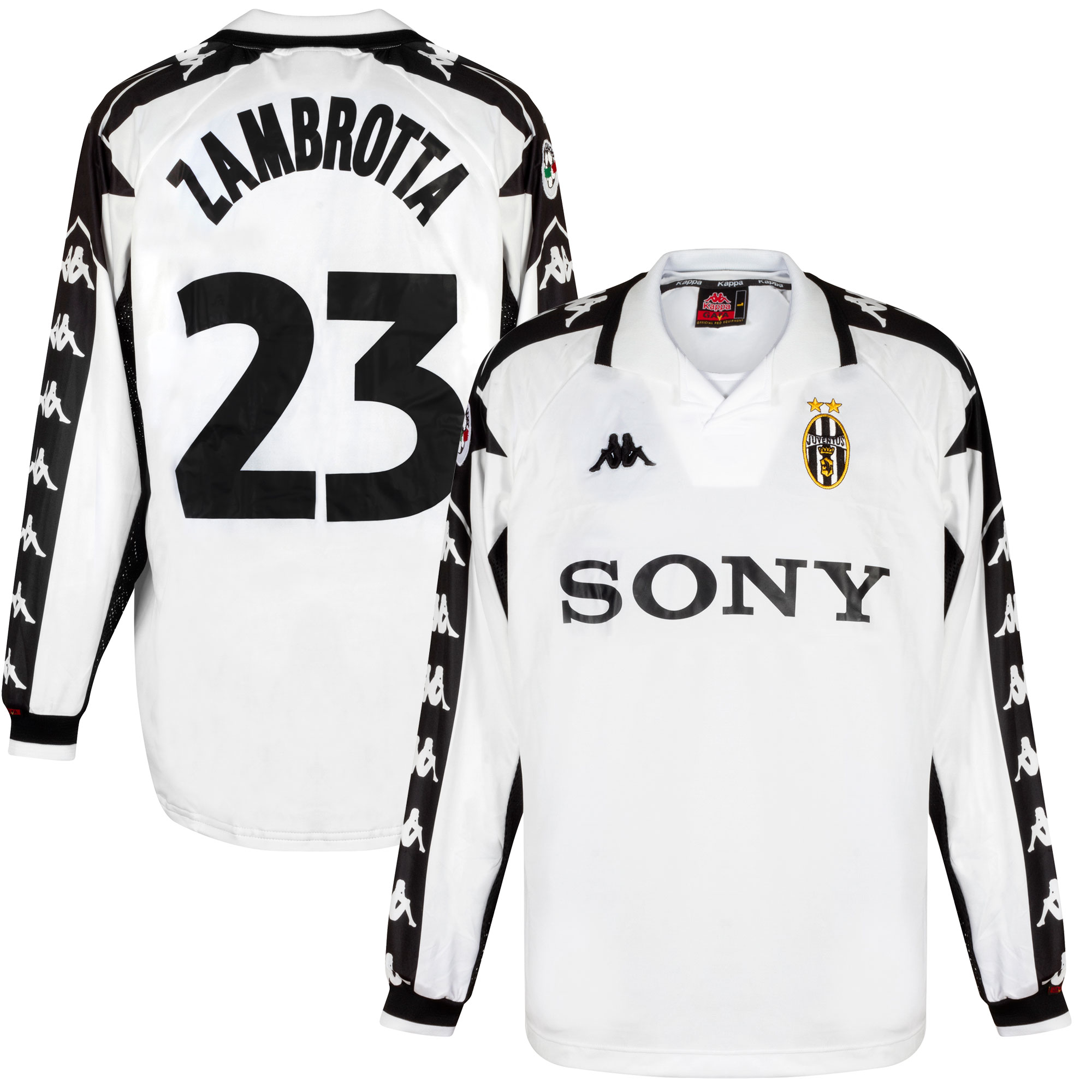 Juventus Shirt Uit 1999-2000 + Zambrotta 23 Maat XL