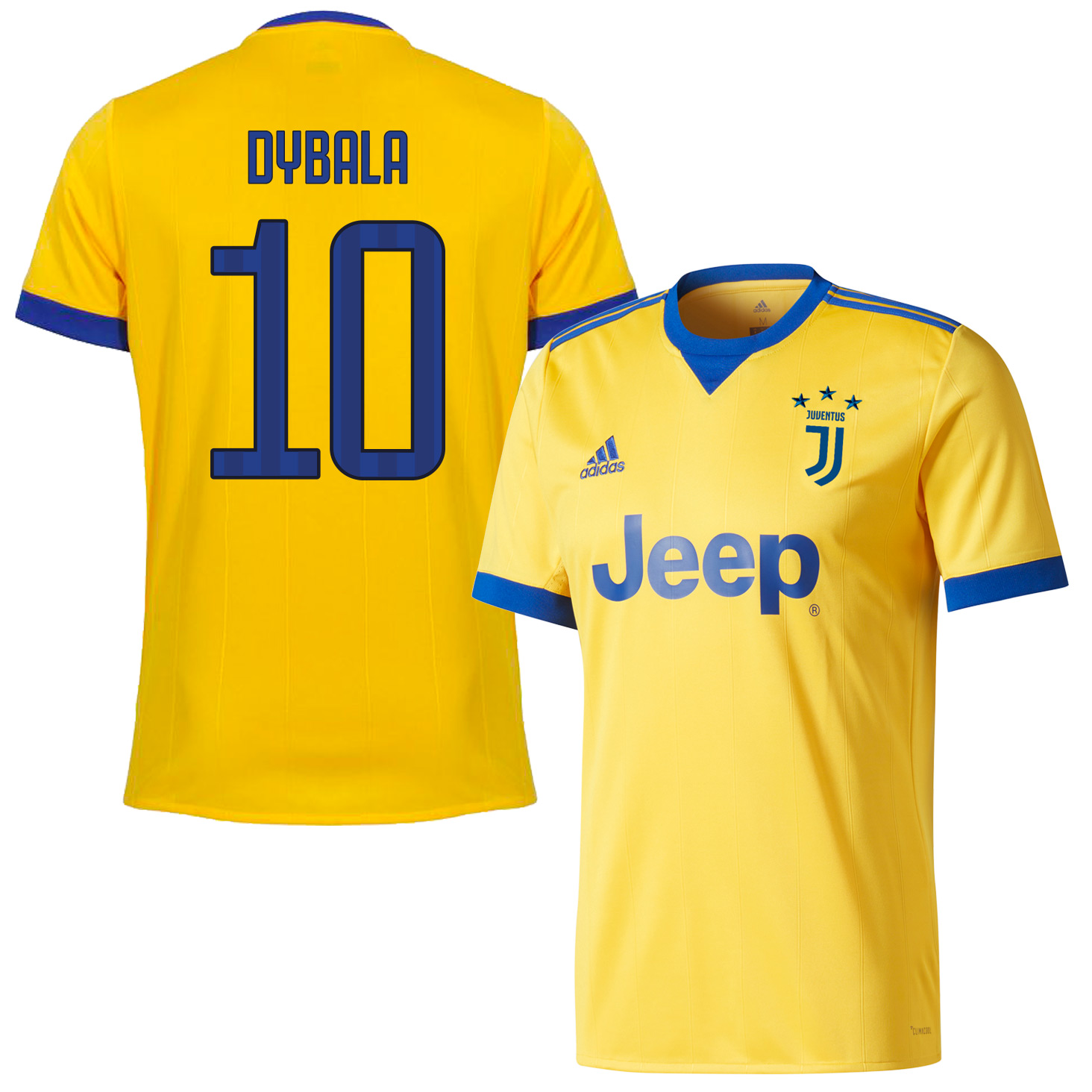Juventus Shirt Uit 2017-2018 + Dybala 10 (Fan Style) 62