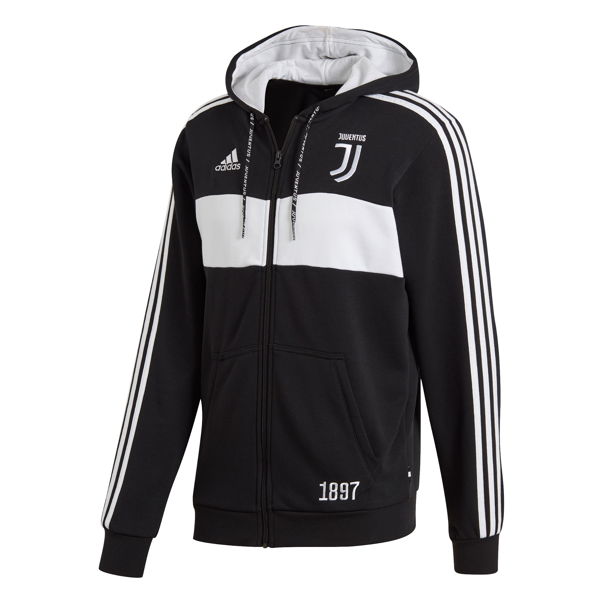 Juventus FZ Hoodie 2019-2020 Zwart- Wit