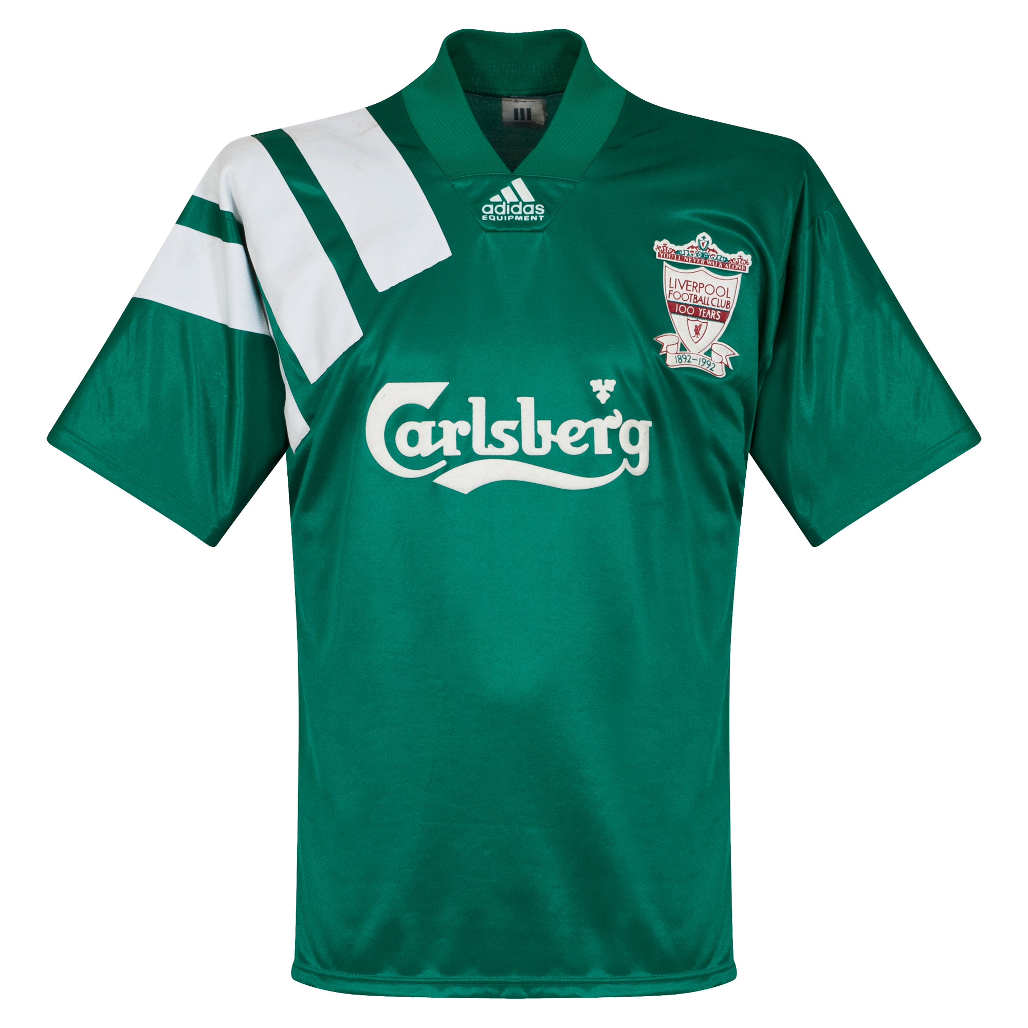 adidas Liverpool Centenary Shirt Uit 1992-1993 Maat XL