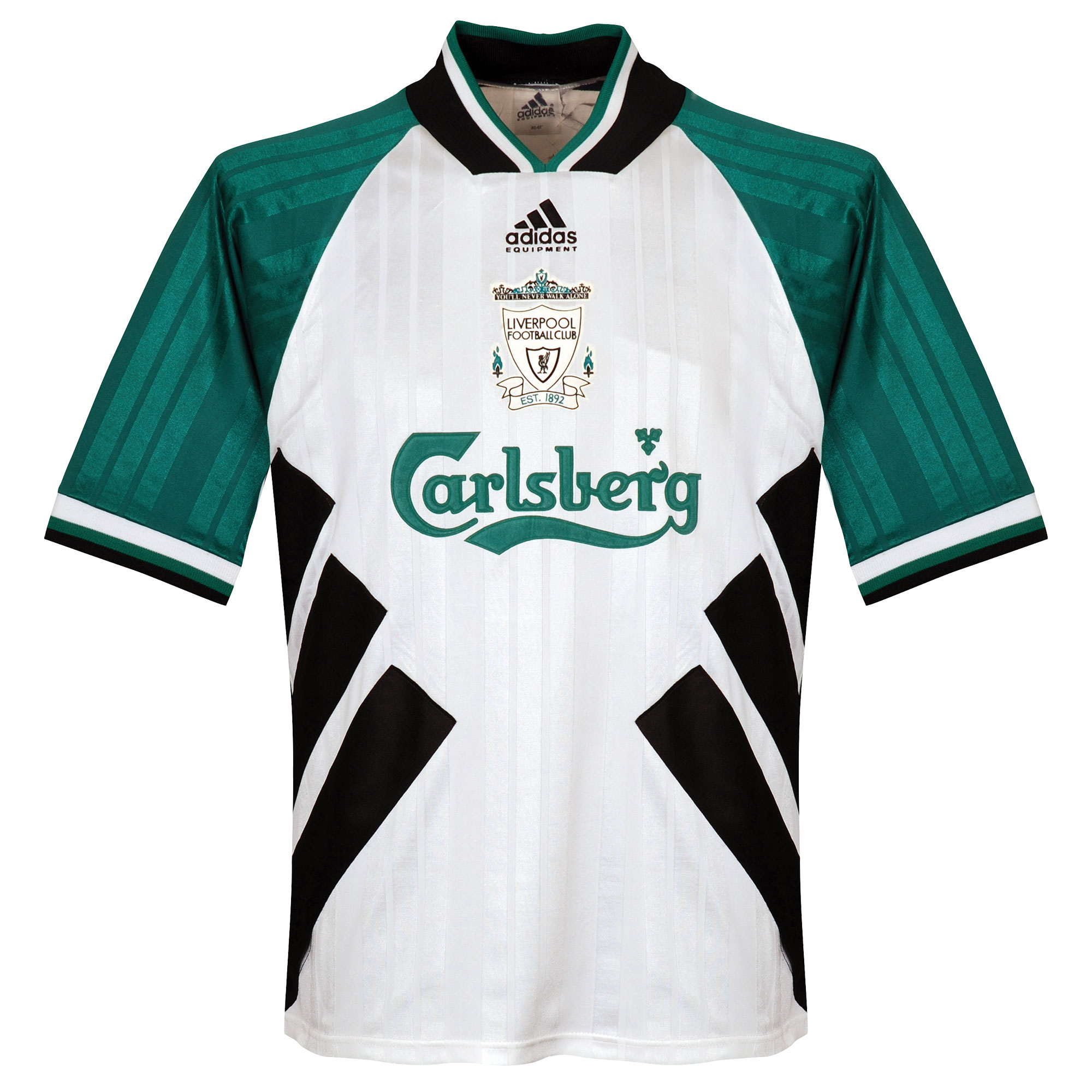 Liverpool Shirt Uit 1993-1995 Maat L