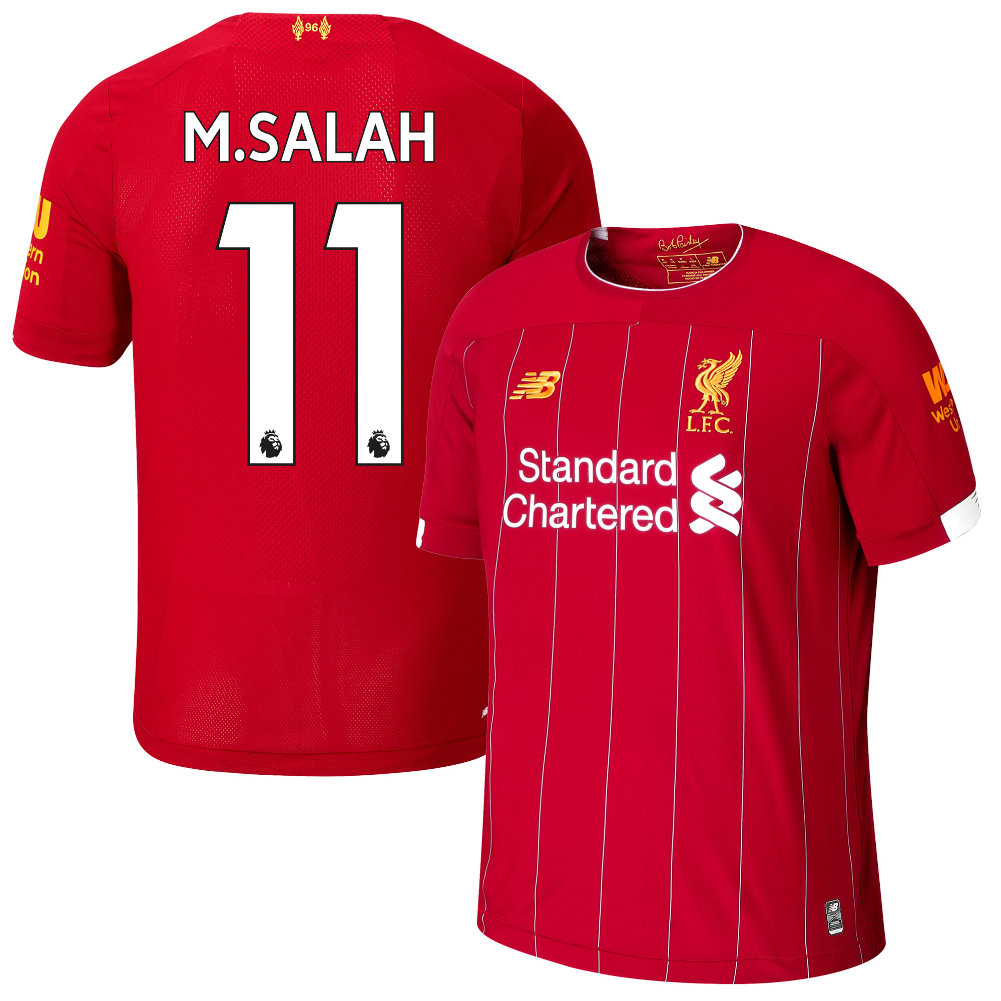 Liverpool Shirt Thuis 2019-2020 + M. Salah 11