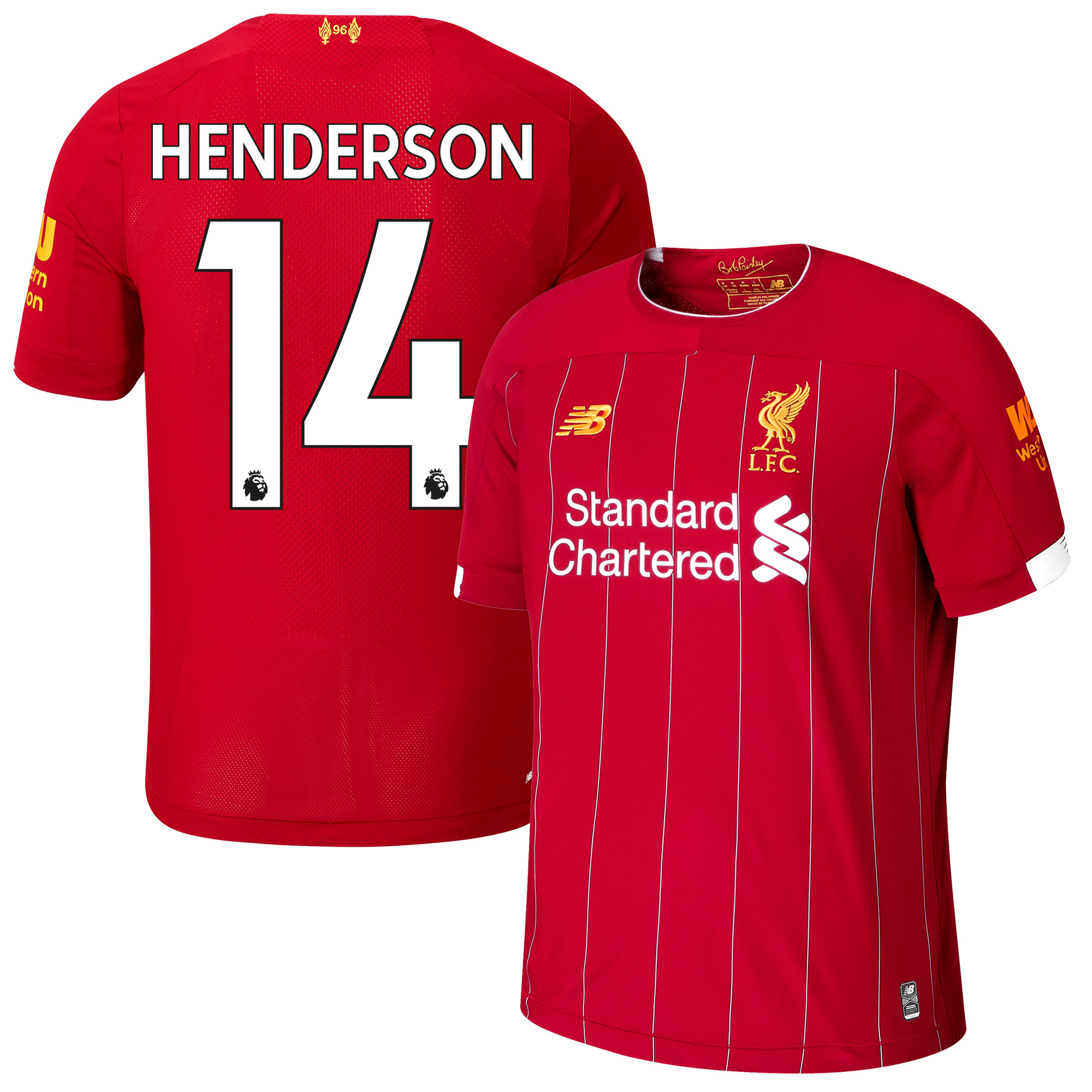 Liverpool Shirt Thuis 2019-2020 + Henderson 14 XL