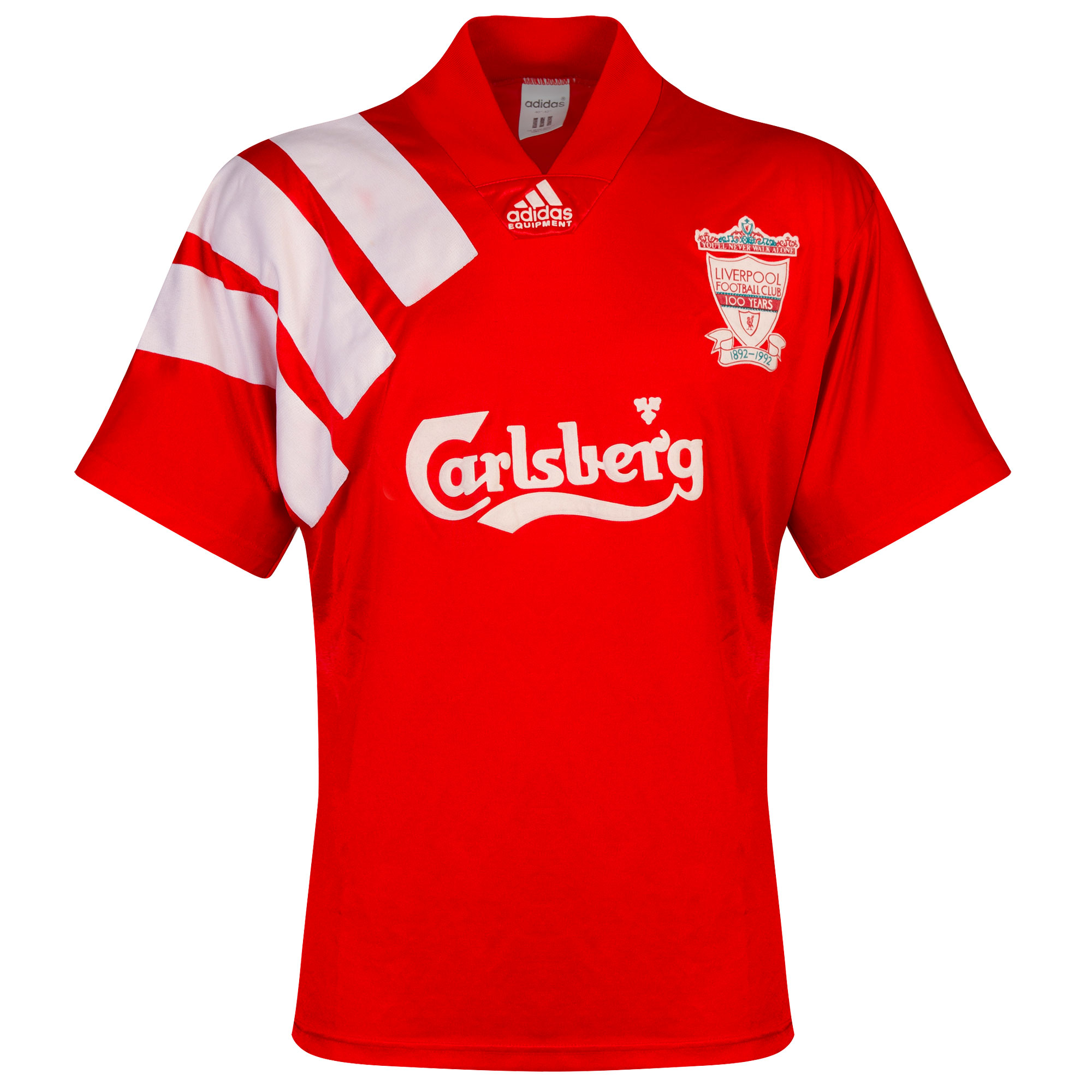 adidas Liverpool 1992 Home Centenary Shirt USED - Great Condition - Size