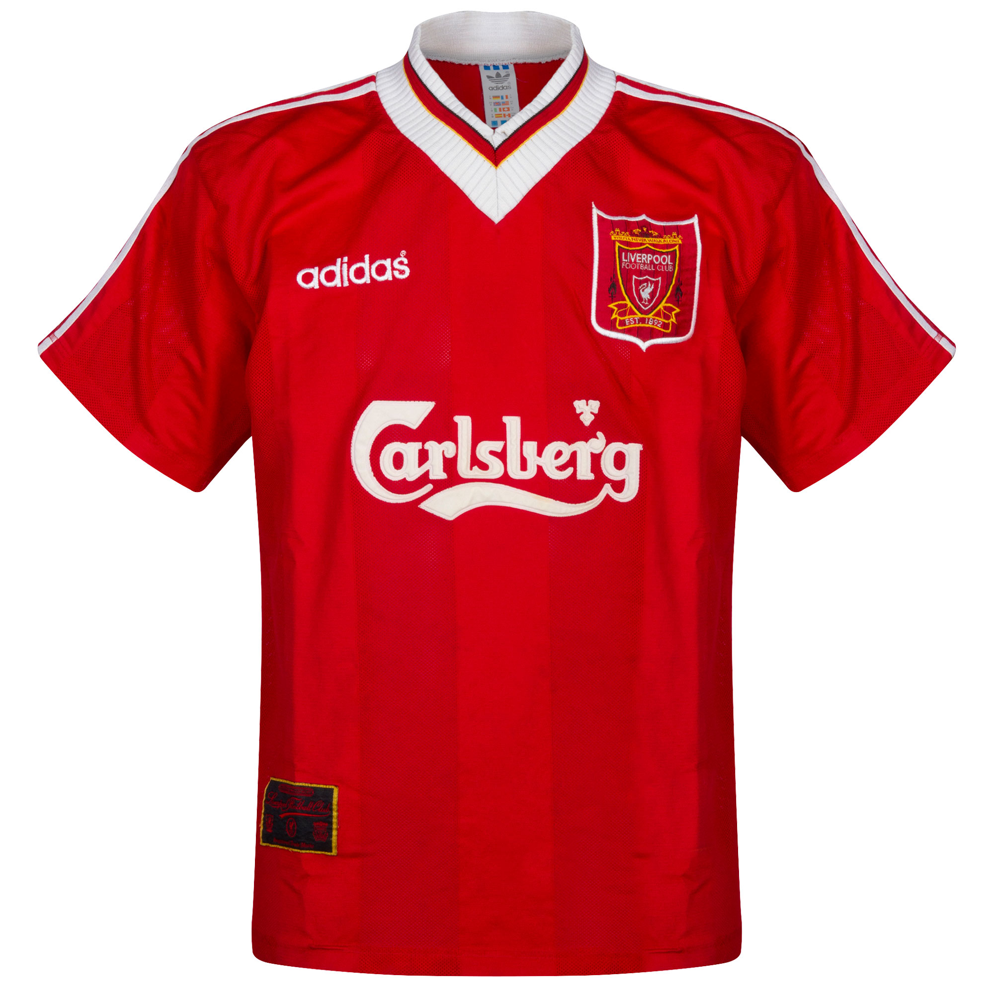 Liverpool Shirt Thuis 1995-1996 Maat L