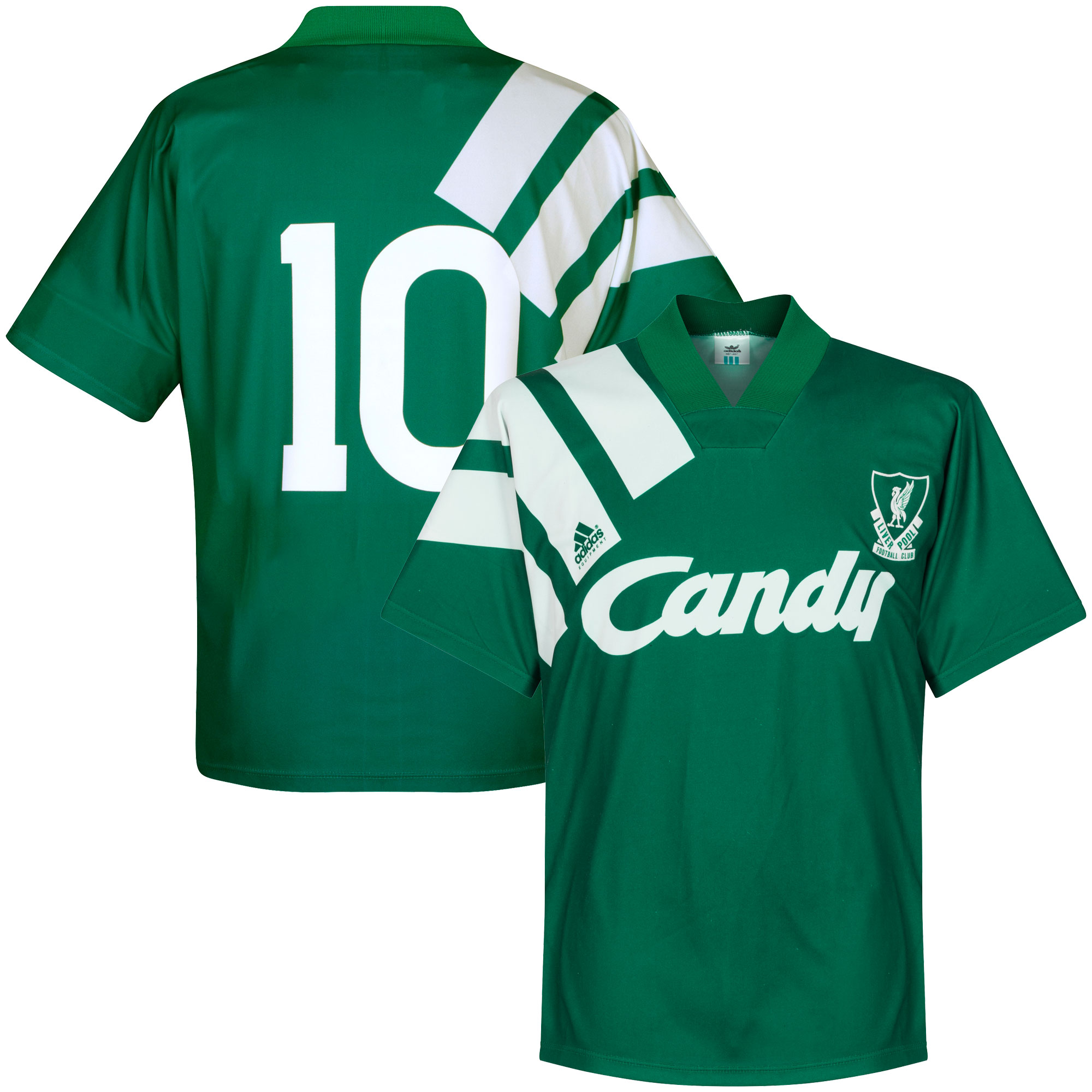 Liverpool Shirt Uit 1991-1992 + No. 10 Maat L