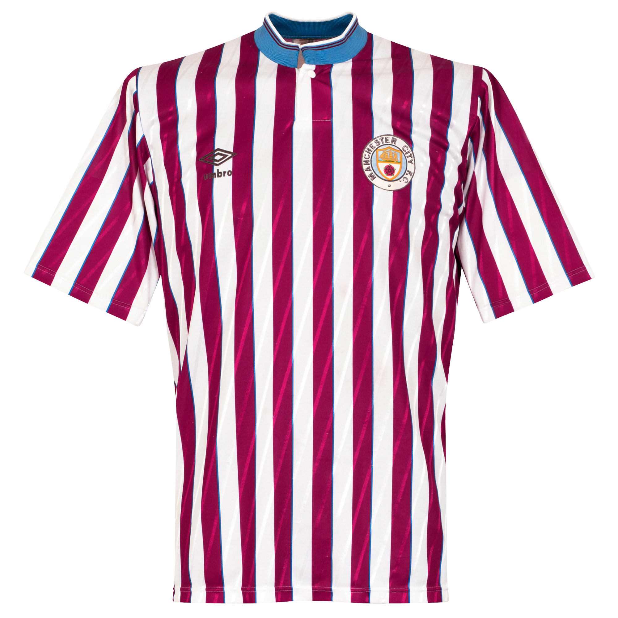 Umbro Manchester City 1988-1990 Away Shirt - USED Condition (Good) - Size Large