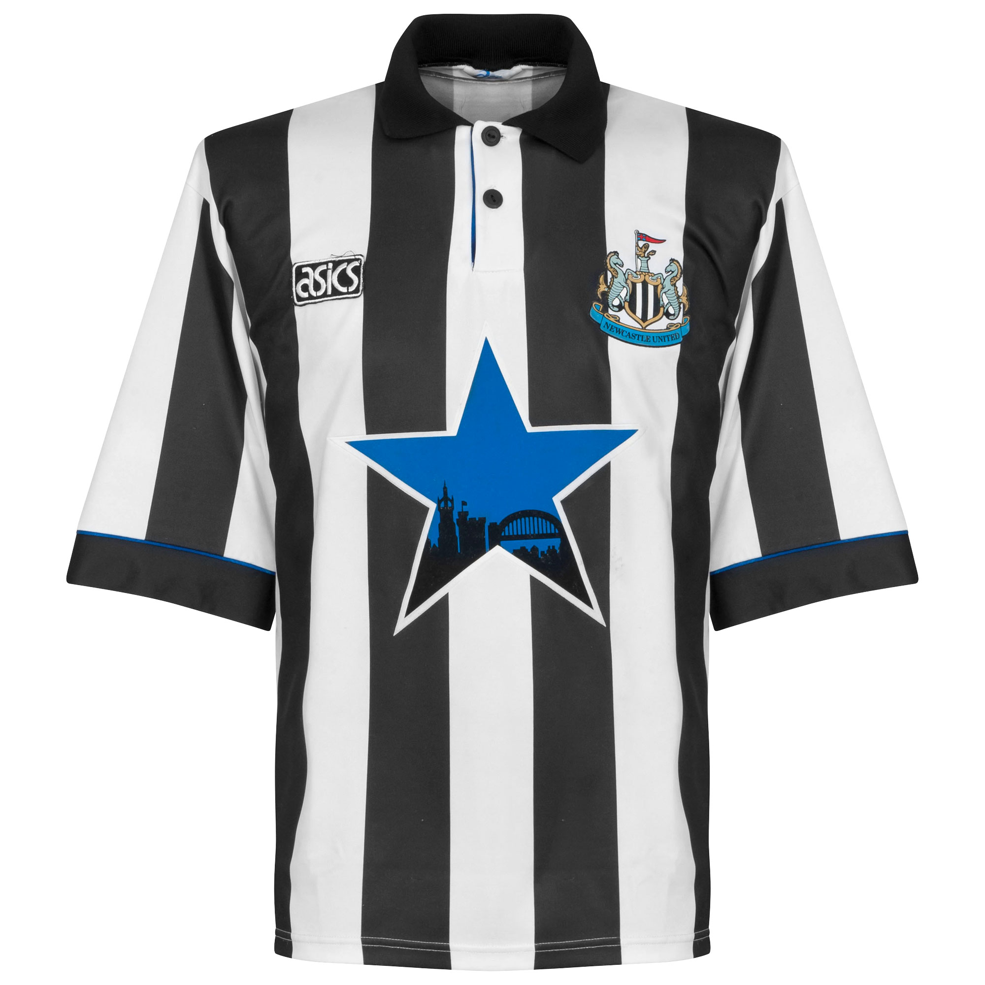 Asics Newcastle United 1993-1995 Home Shirt - USED Condition (Great) - Size