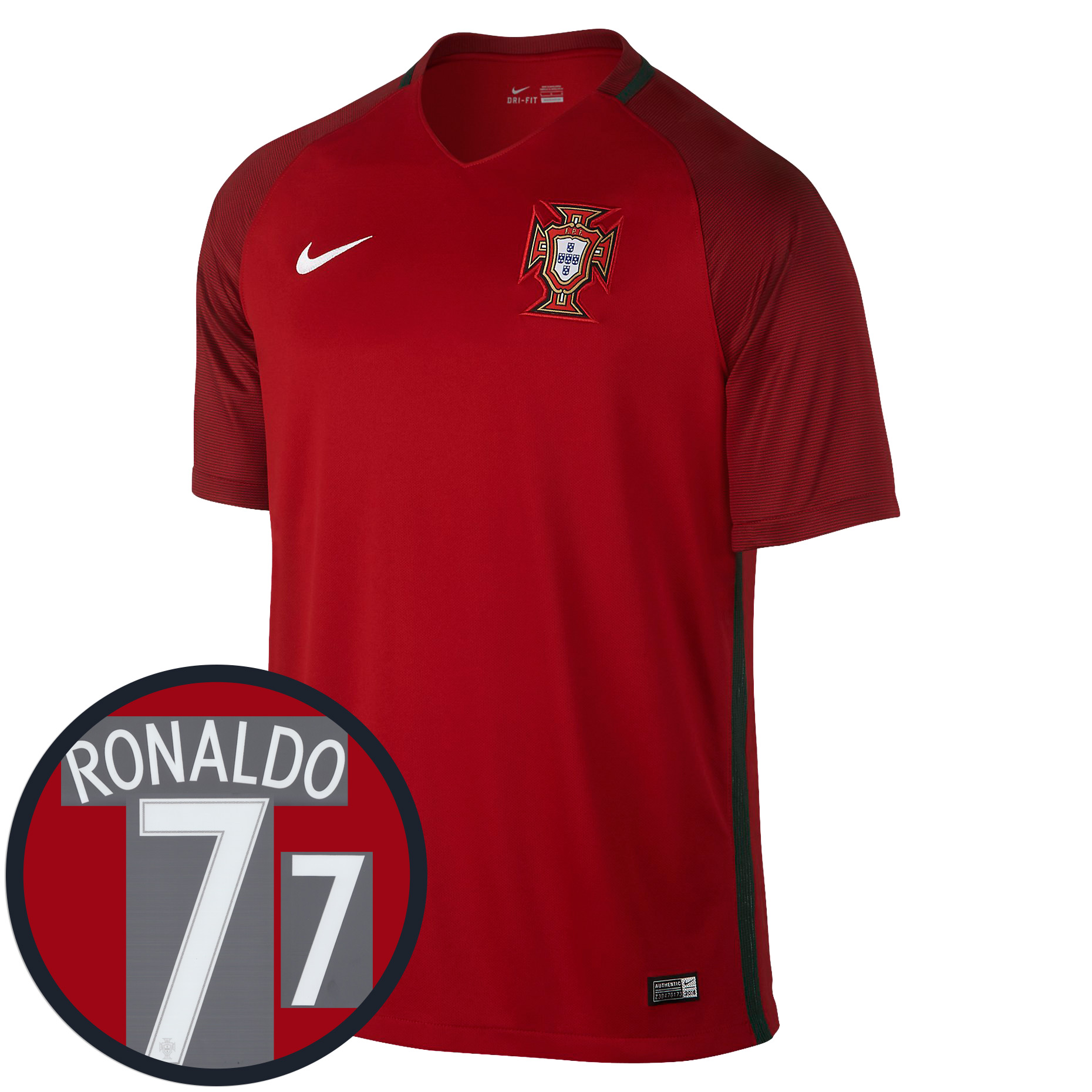 Portugal Shirt Thuis 2016-2017 + Ronaldo 7 XL