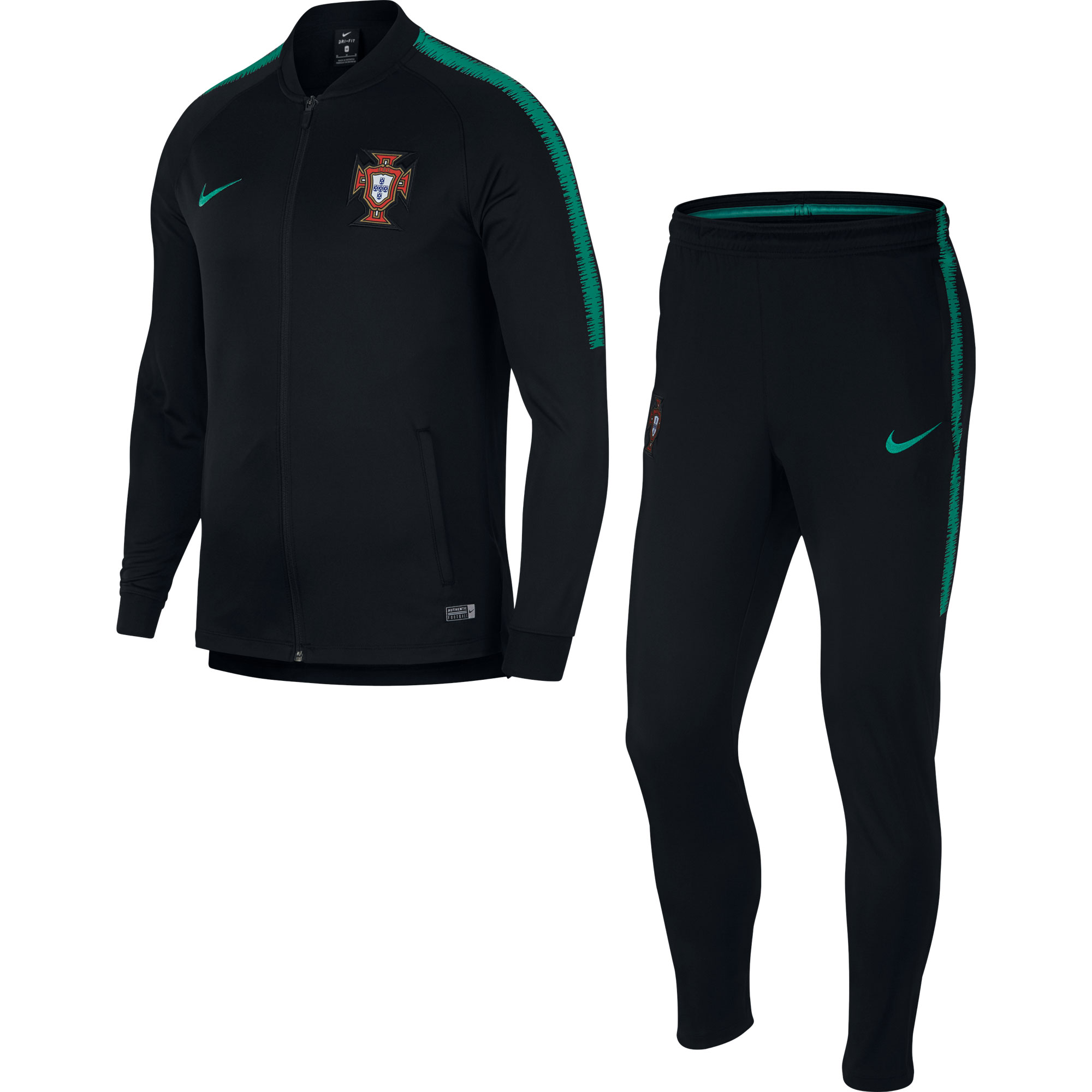 Nike Portugal Trainingspak 2018 2019 Zwart nike kopen in de aanbieding