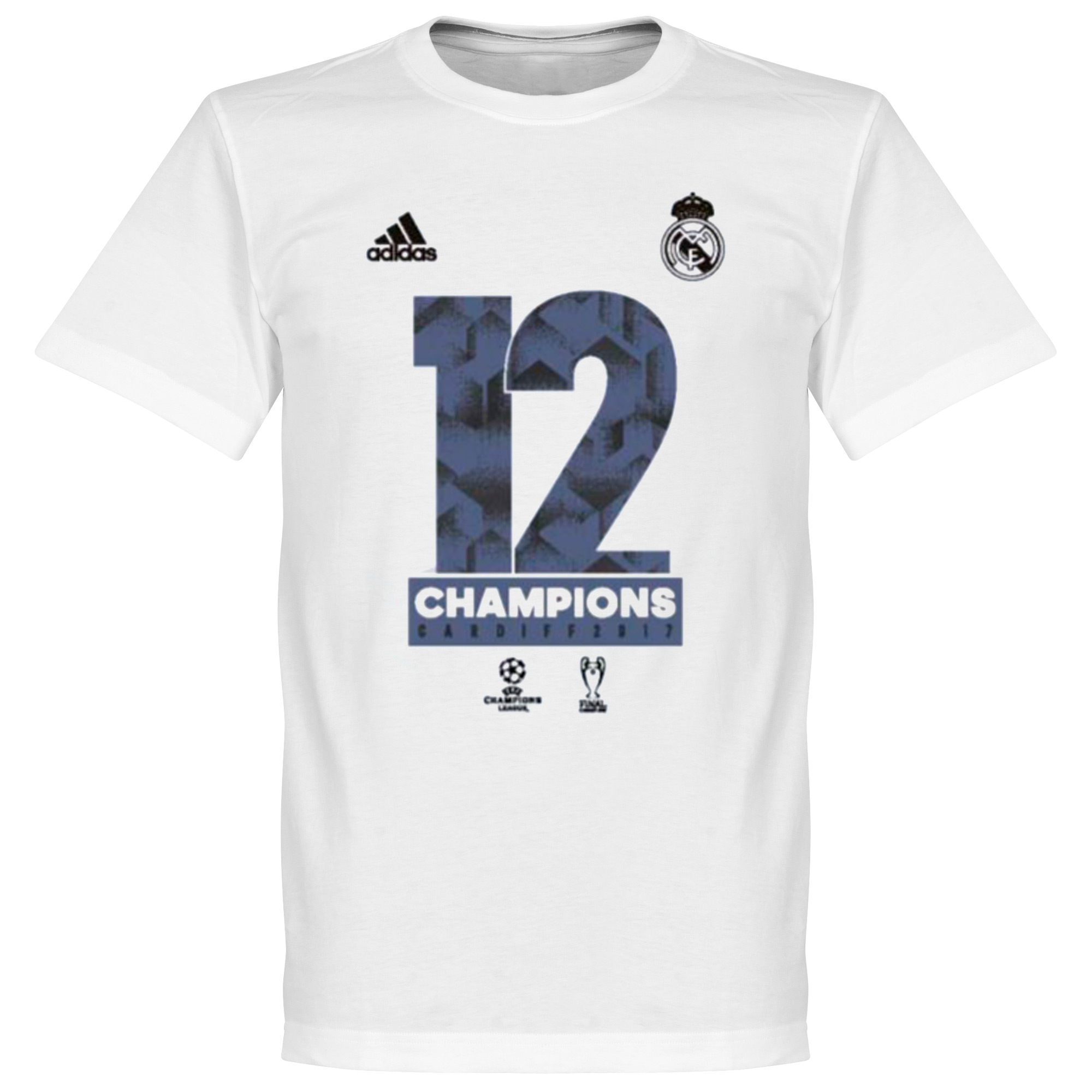 adidas Real Madrid Champions League 2017 Winners T-Shirt Kinderen