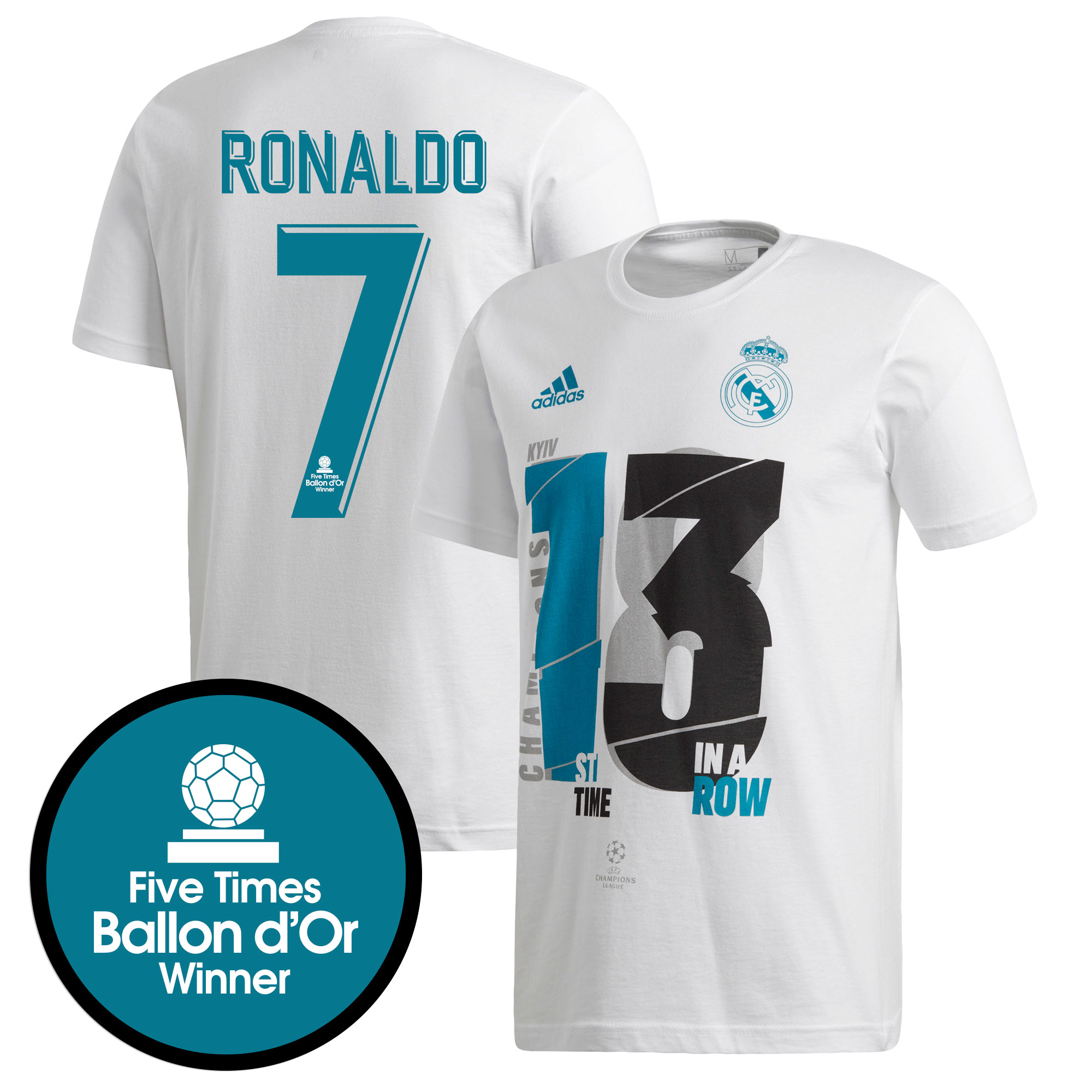 Aanbieding: Adidas Real Madrid Champions League Trainingsshirt 2017