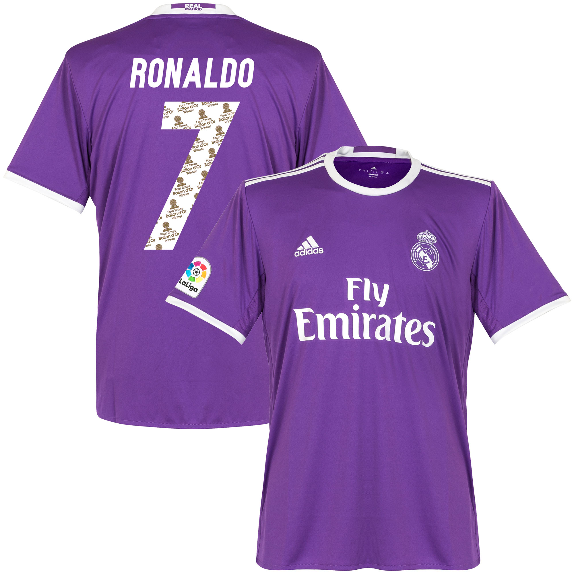 Real Madrid Shirt Uit 2016-2017 + Ronaldo 7 (Gallery Style) 46