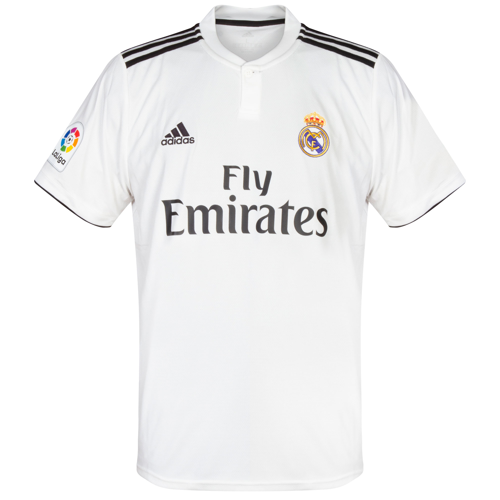 adidas Real Madrid Home Shirt (LFP Patch) 2018-2019
