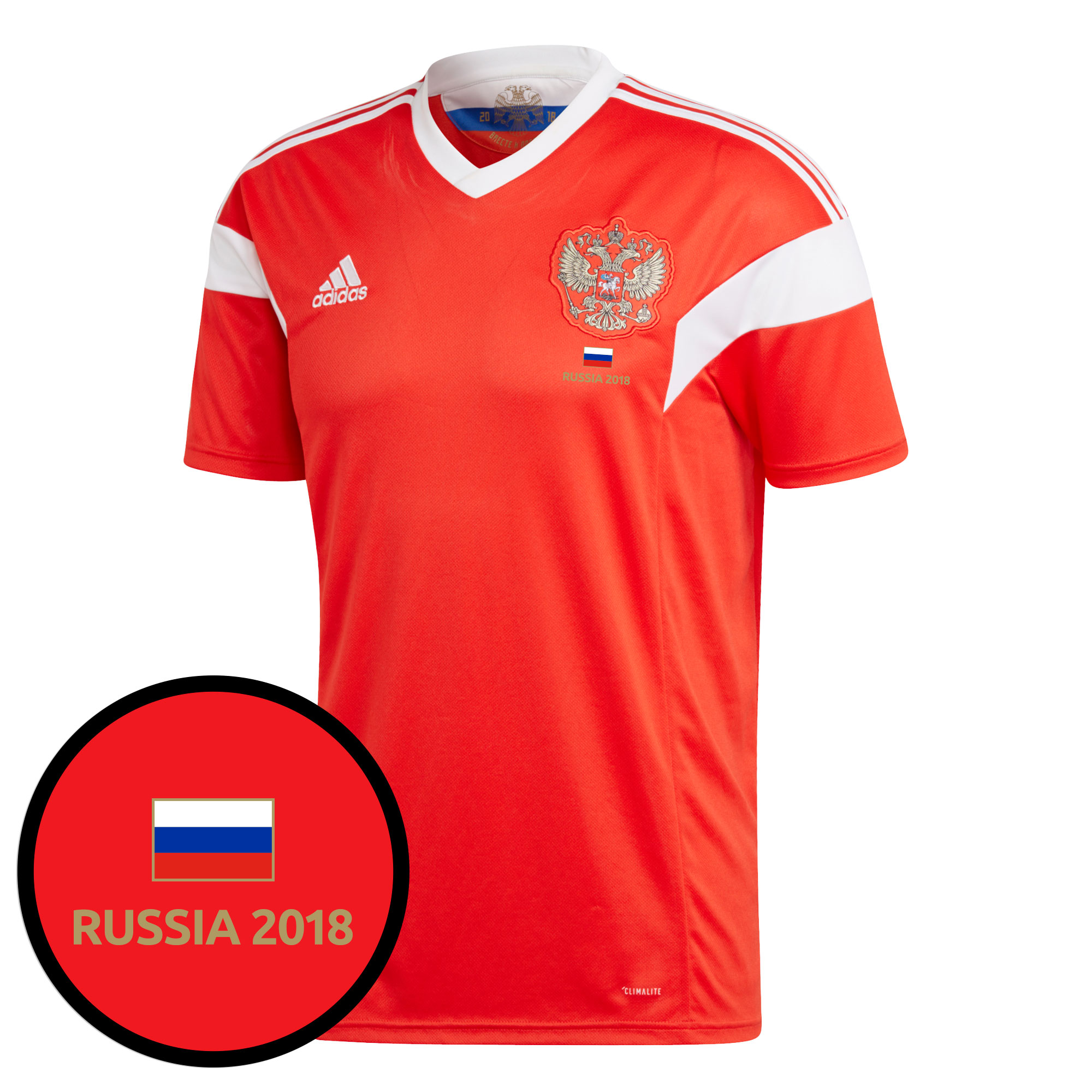 Rusland Shirt Thuis 2018-2019 + WK Transfer 46