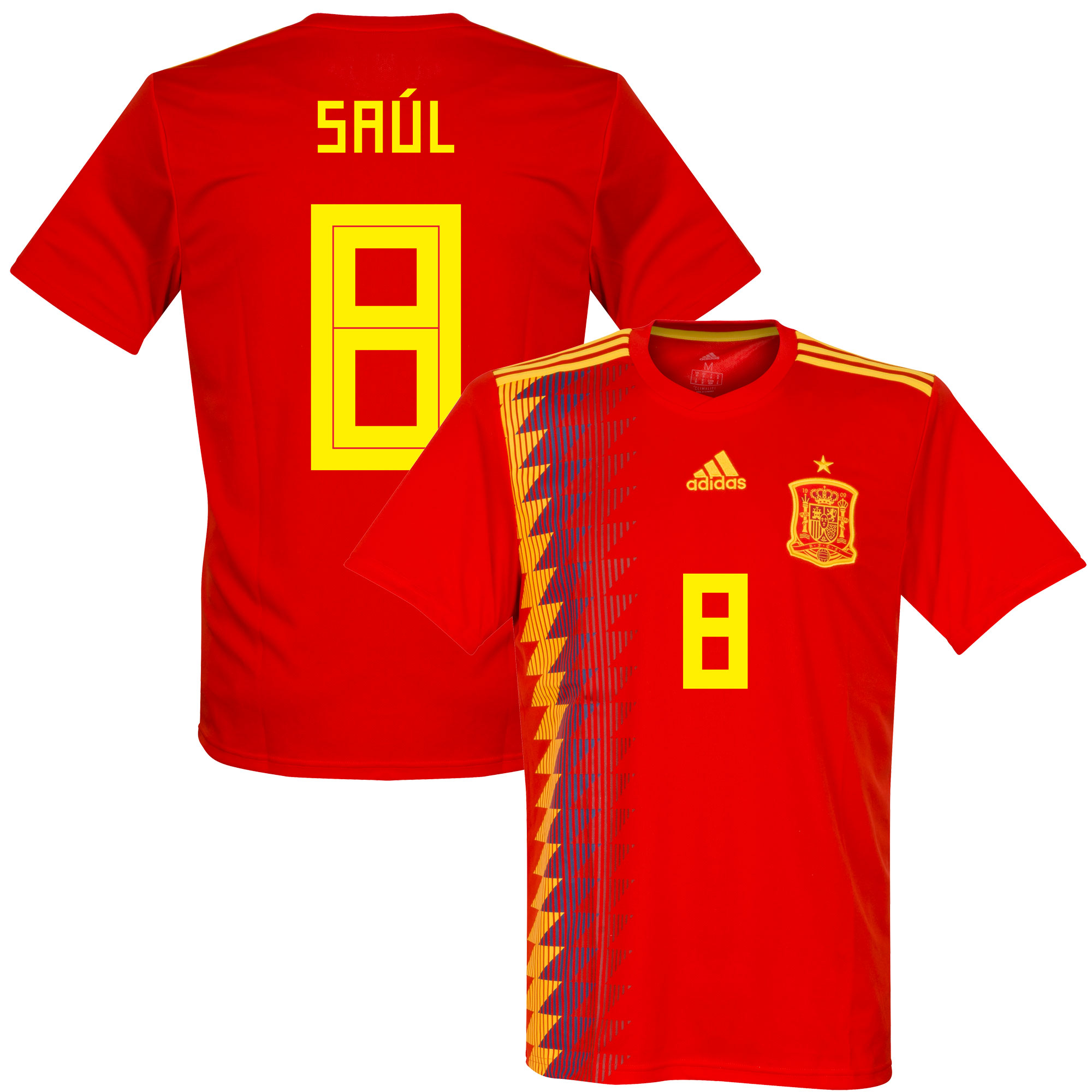 Adidas Spanje Shirt Thuis 2018 2019 Saul 8 Fan Style adidas kopen in de aanbieding Adidas Spanje Shirt Thuis 2018 2019 Saul 8 Fan Style adidas kopen in de aanbieding