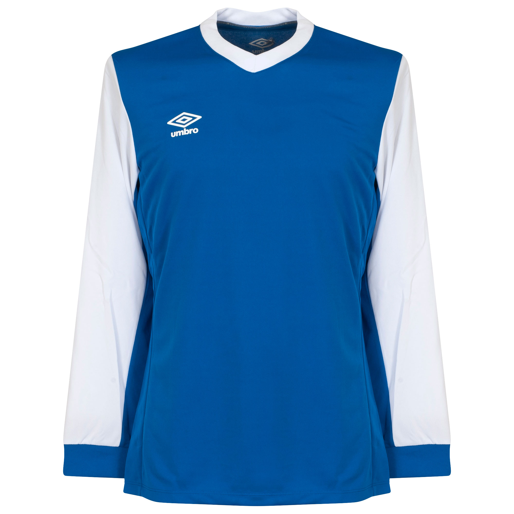 Umbro Witton Teamwear Shirt Lange Mouwen Blauwwit umbro kopen in de aanbieding