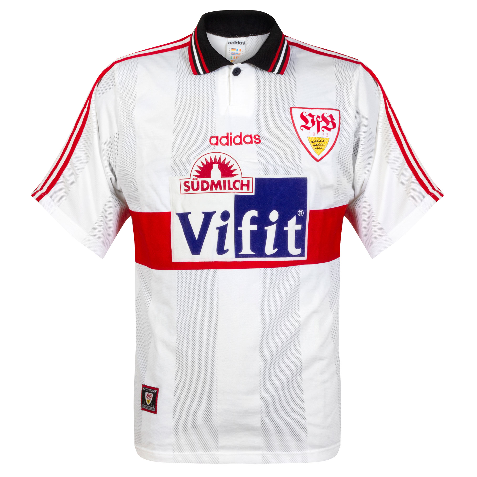 VFB Stuttgart Shirt Thuis 1996-1997 Maat M