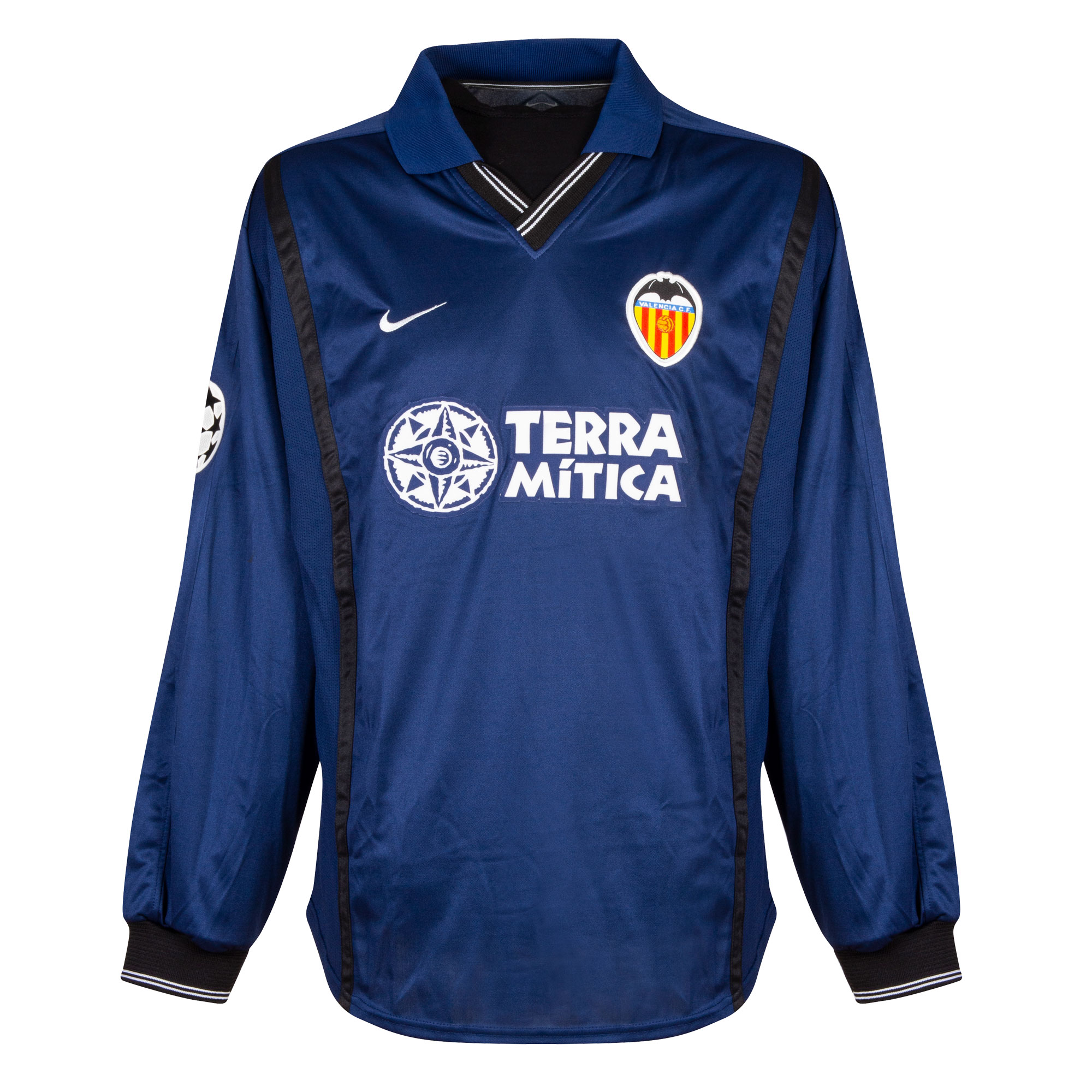 Valencia Shirt Uit 2000-2001 (Lange Mouwen) + Angulo 10